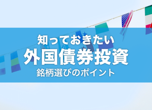 知っておきたい外国債券投資｜銘柄選びのポイントとは